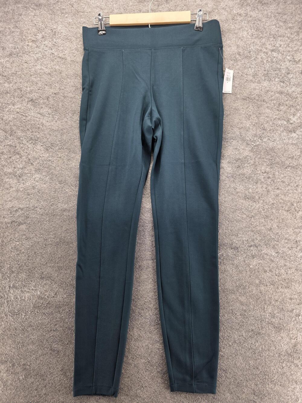Old Navy Pants Womens Medium Green Stevie High Rise Ponte Leggings Stretch Ankle